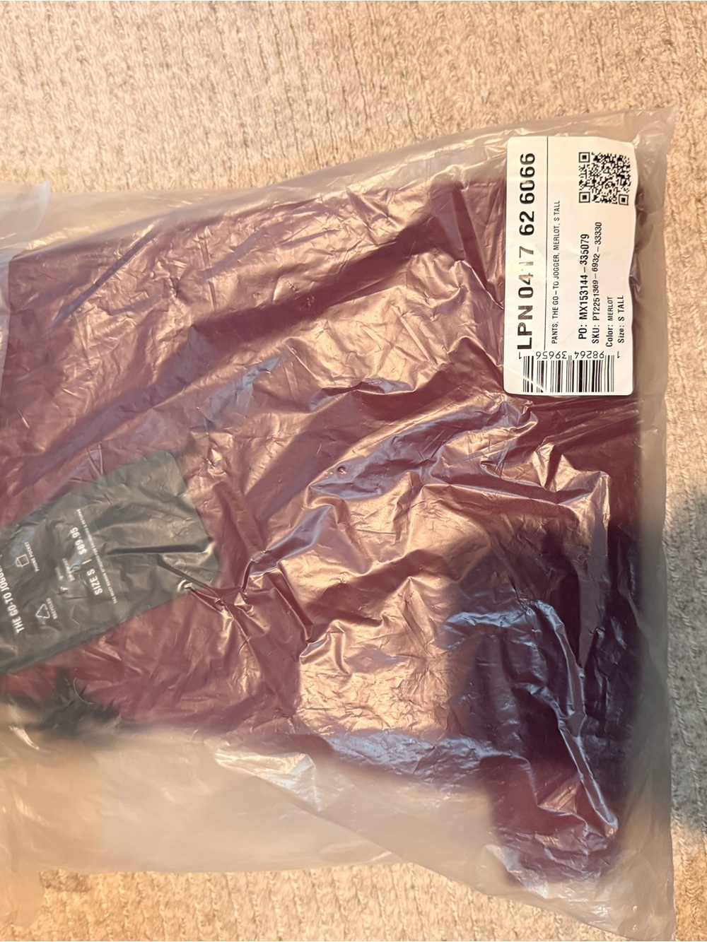 Fabletics Men's Pants - Deep Burgundy